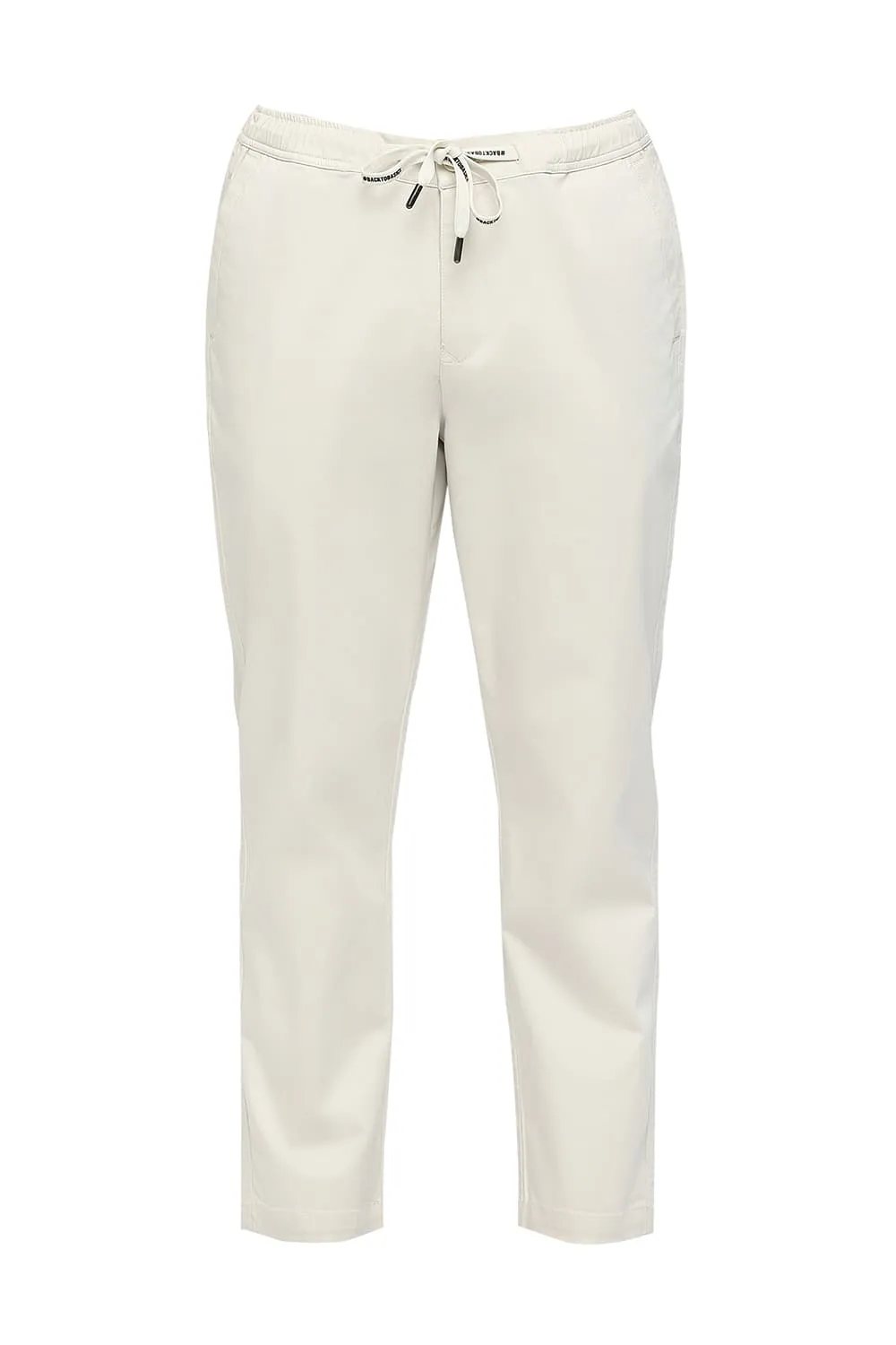 Relaxed Fit Cotton Stretch Dobby Trousers