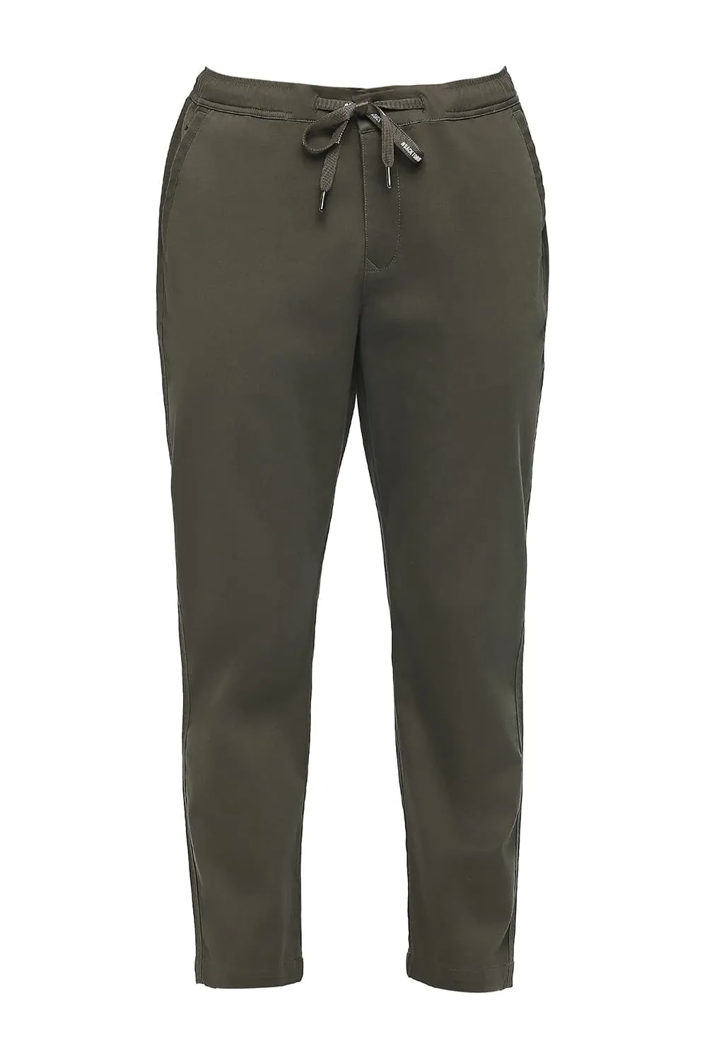 Relaxed Fit Cotton Stretch Dobby Trousers