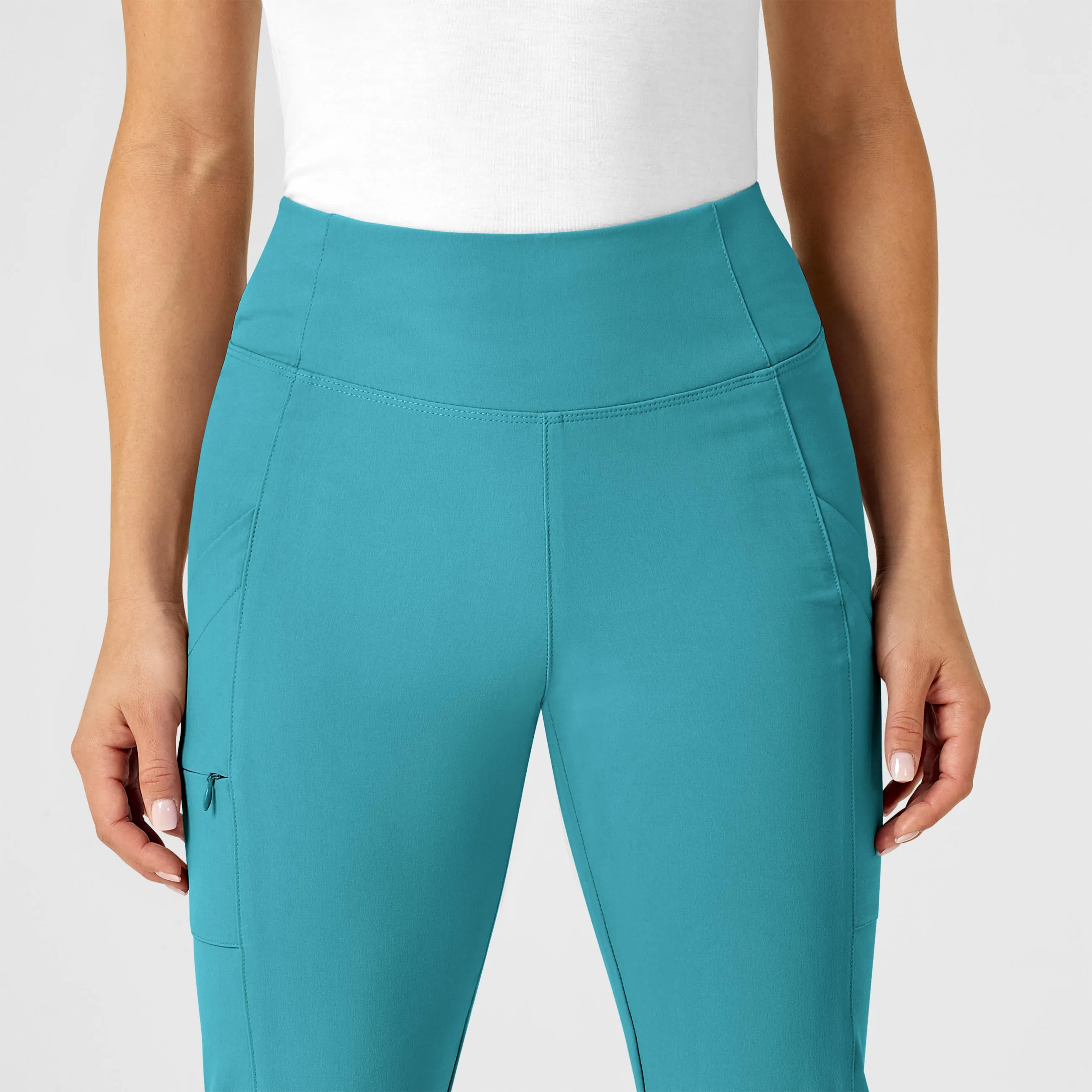 RENEW Women's High Waist Power Pant - Teal Blue