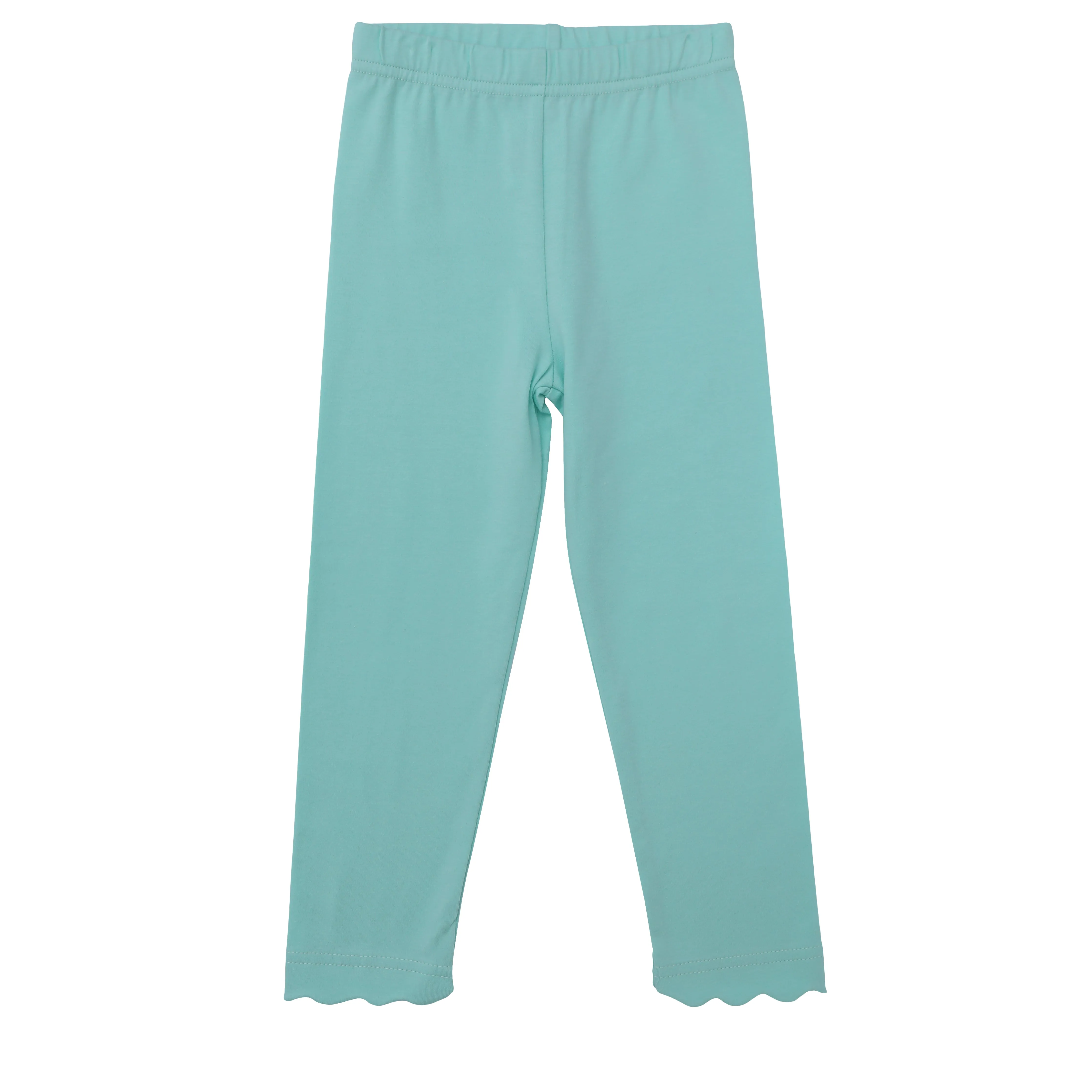 Scallop Leggings- Mint