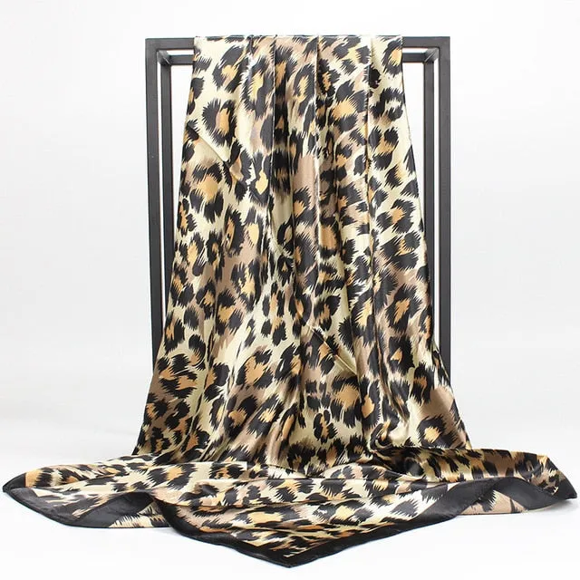 Silk Satin Neck Scarf