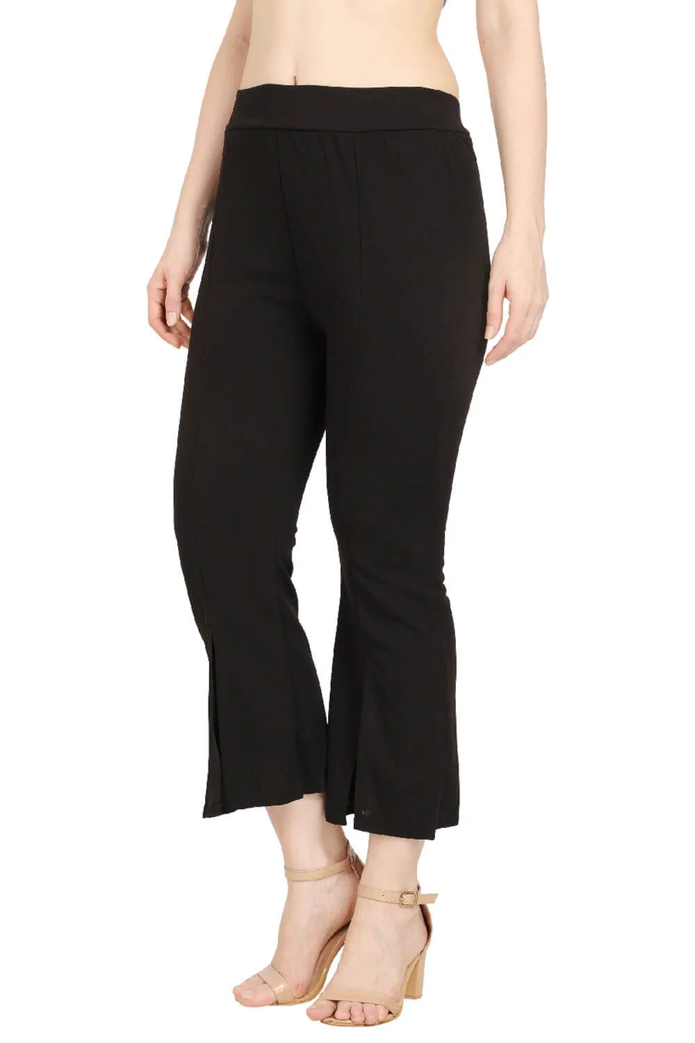 Sleek Chic Slit Open Trouser