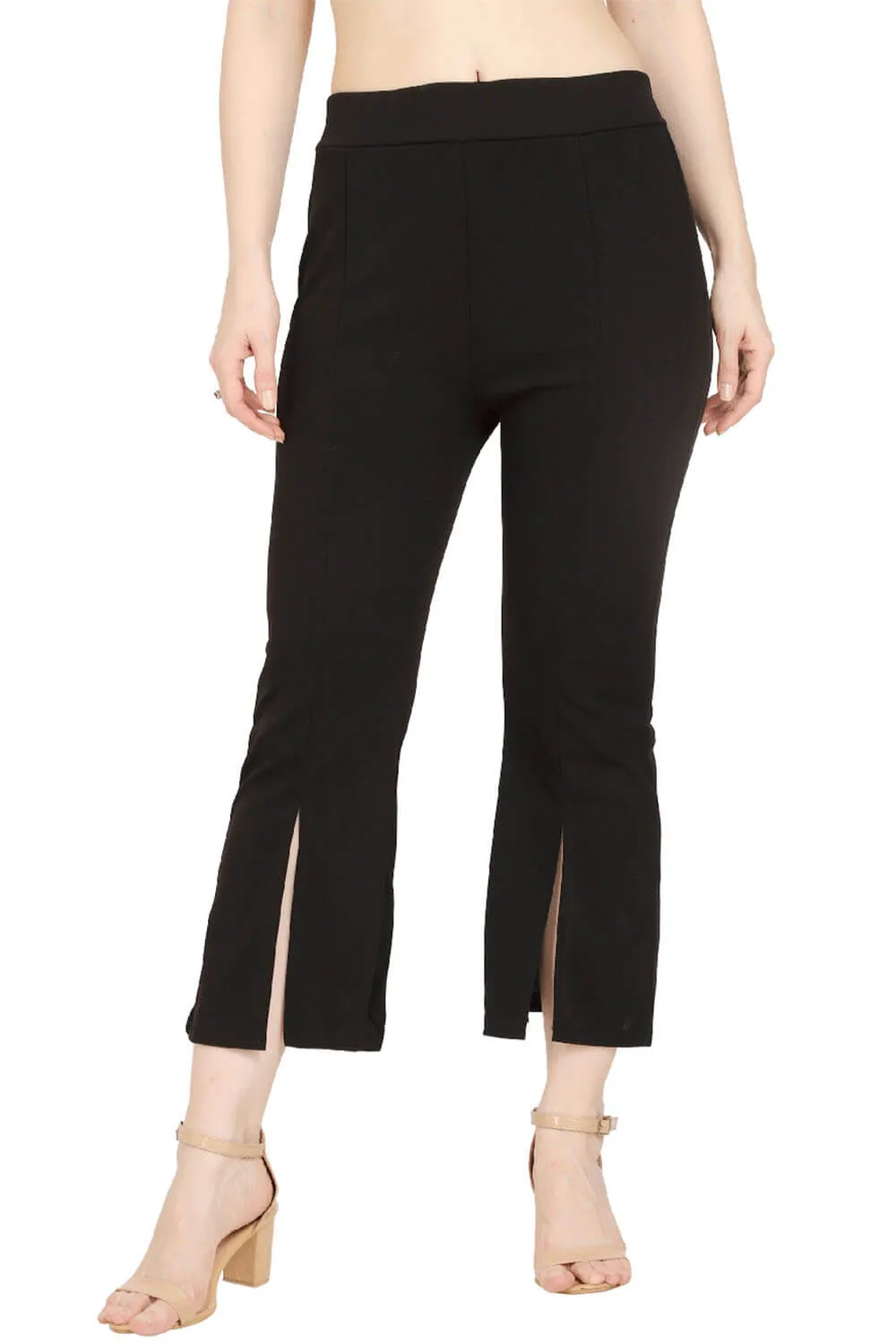 Sleek Chic Slit Open Trouser