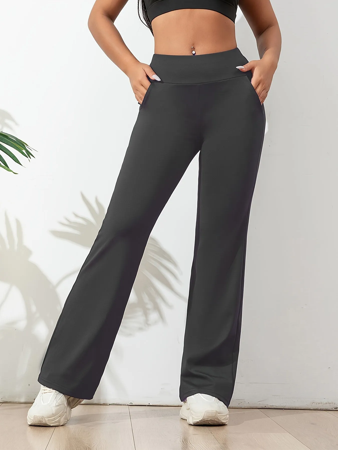 Sophie | Solid colored casual yoga pants