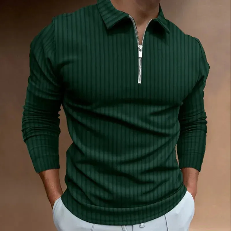 The Oracle Long-Sleeve Polo Shirt